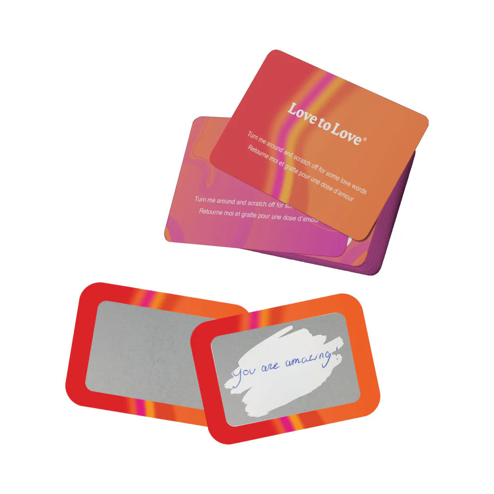 Love to Love Glimmers Scratch Off Personalized Message Kit LOVELY PLANET USA