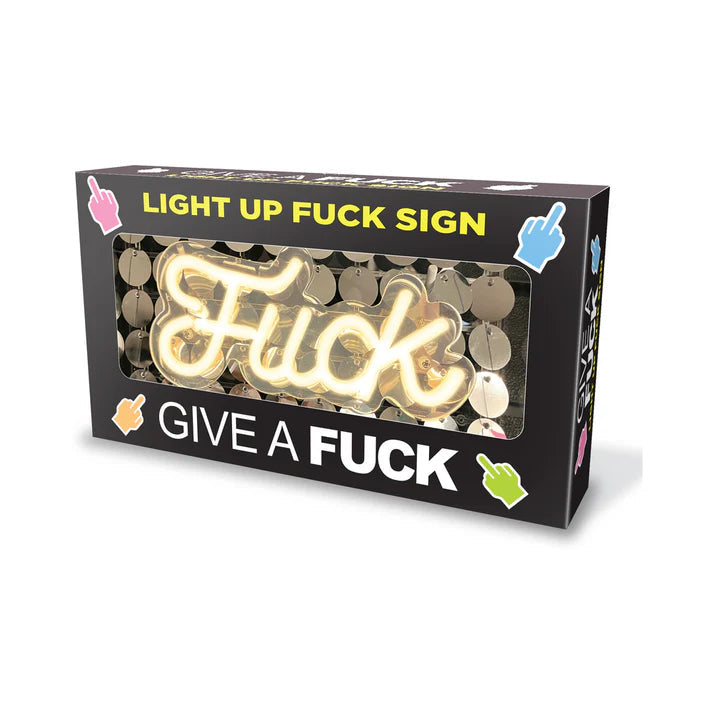 Neon Fuck Light Up Sign LITTLE GENIE