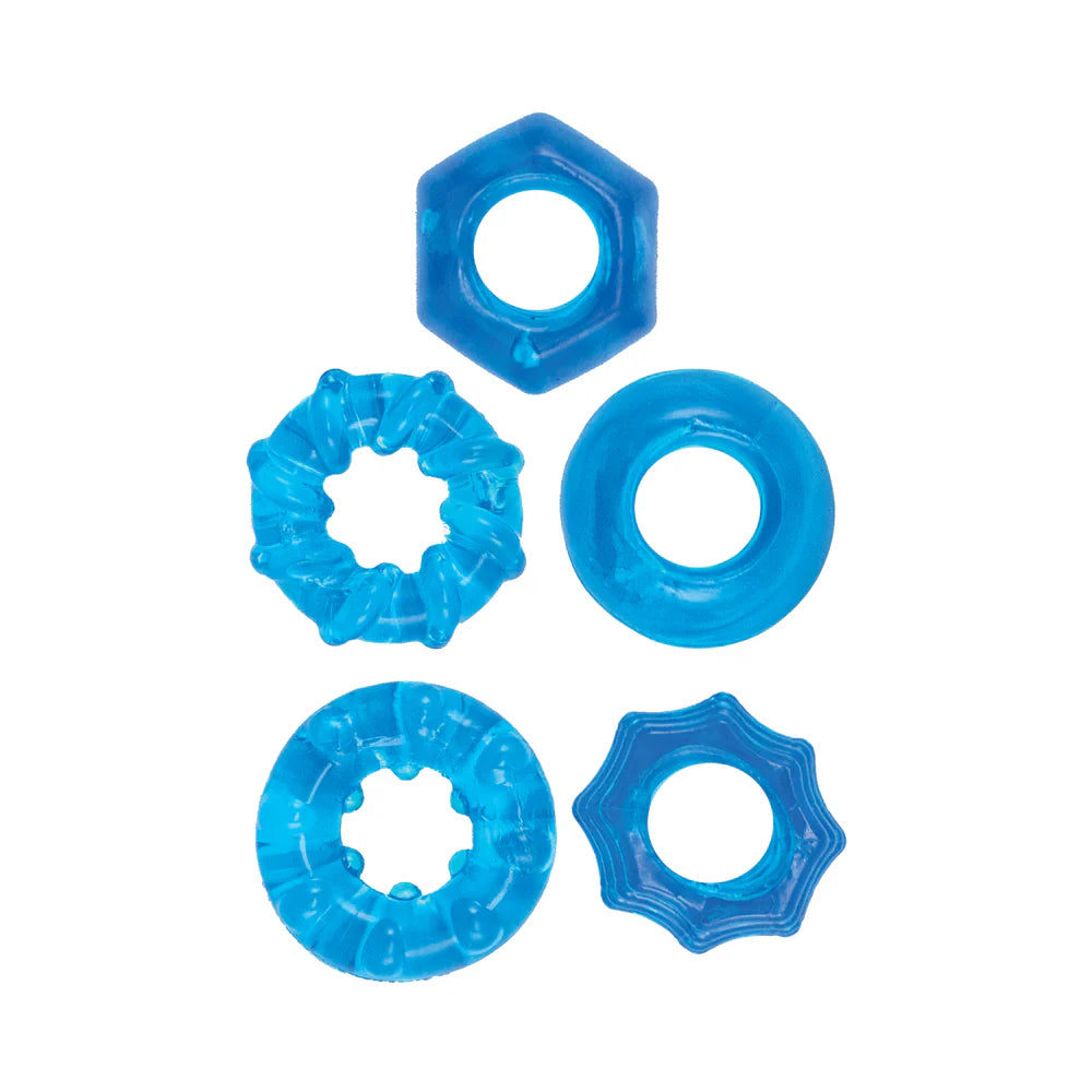 Enhancer Five Piece Cock Ring Set NASSTOY