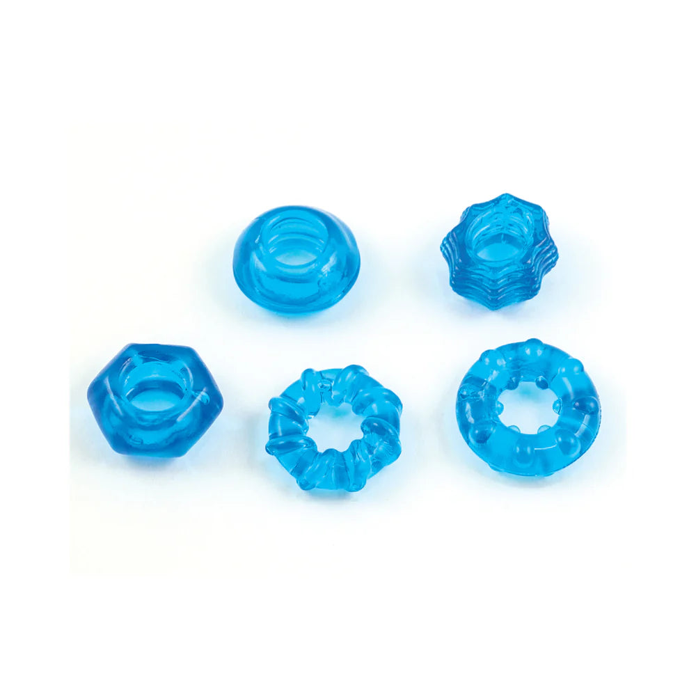 Enhancer Five Piece Cock Ring Set NASSTOY