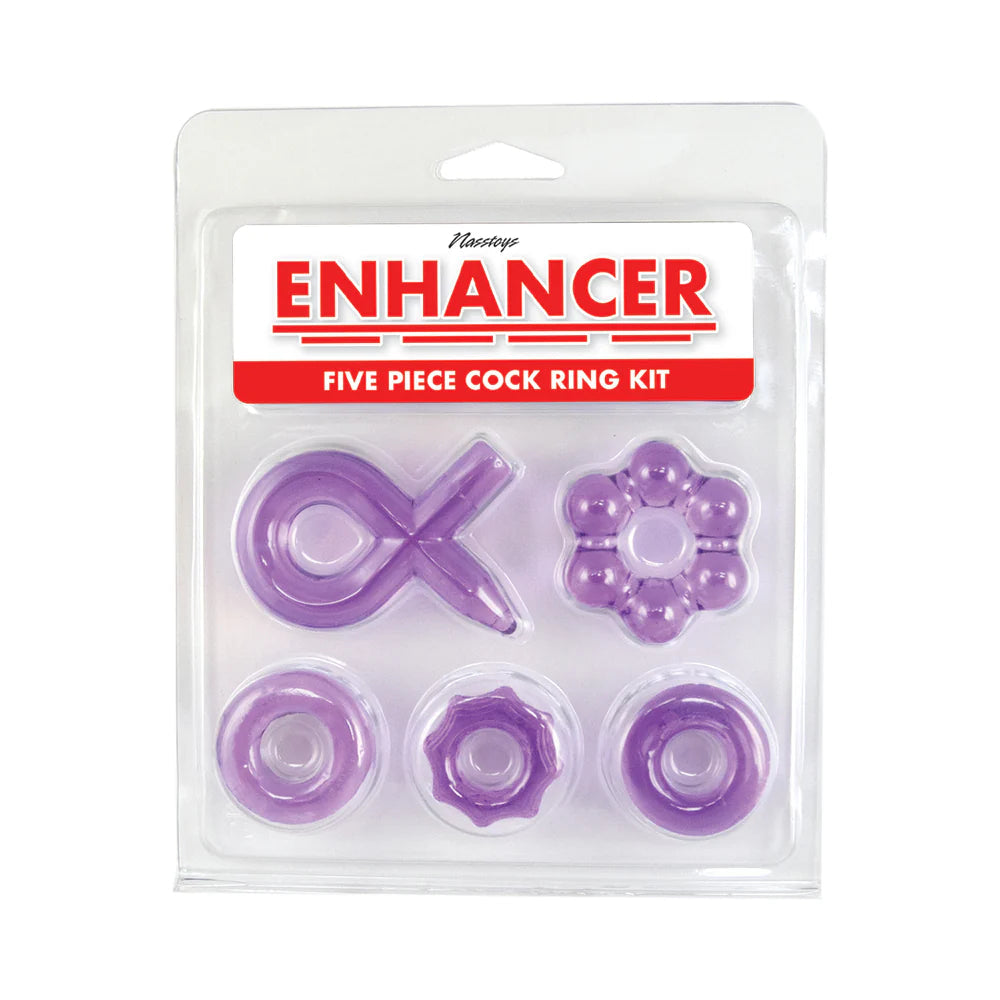 Enhancer Five Piece Cock Ring Set NASSTOY
