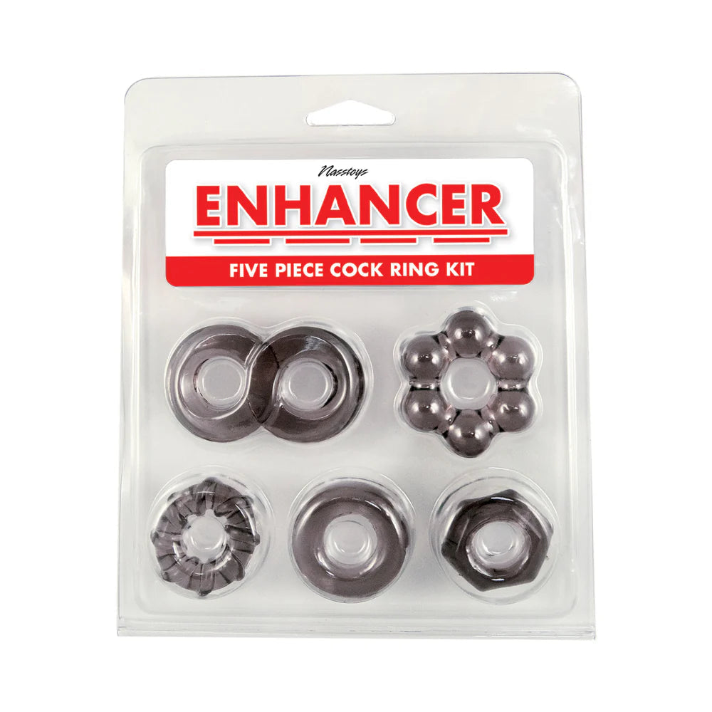 Enhancer Five Piece Cock Ring Set NASSTOY