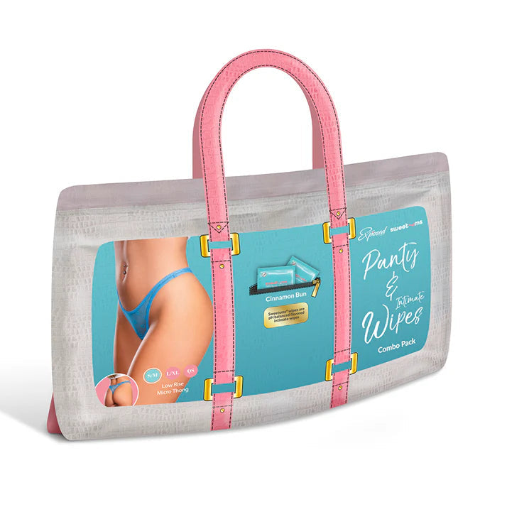 Magic Silk Sweetums Low Rise Micro Thong Cinnamon Buns EXPOSED