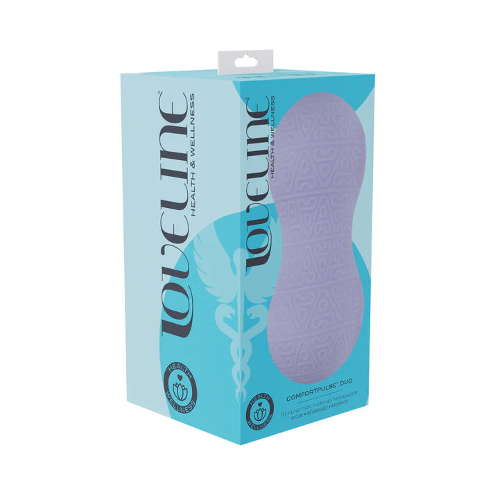 LoveLine ComfortPulse Duo – Silicone Massager in Lavender SHOTS