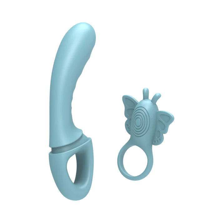 Adam & Eve Couples Butterfly Play Set Two Multi-Use Stimulators ADAM & EVE