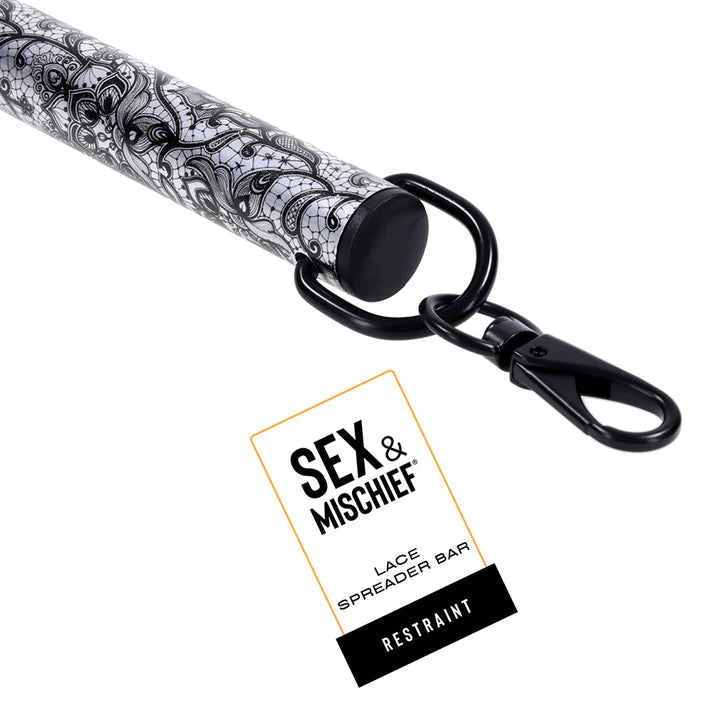 Sportsheets Sex & Mischief Lace Spreader Bar SPORTSHEETS