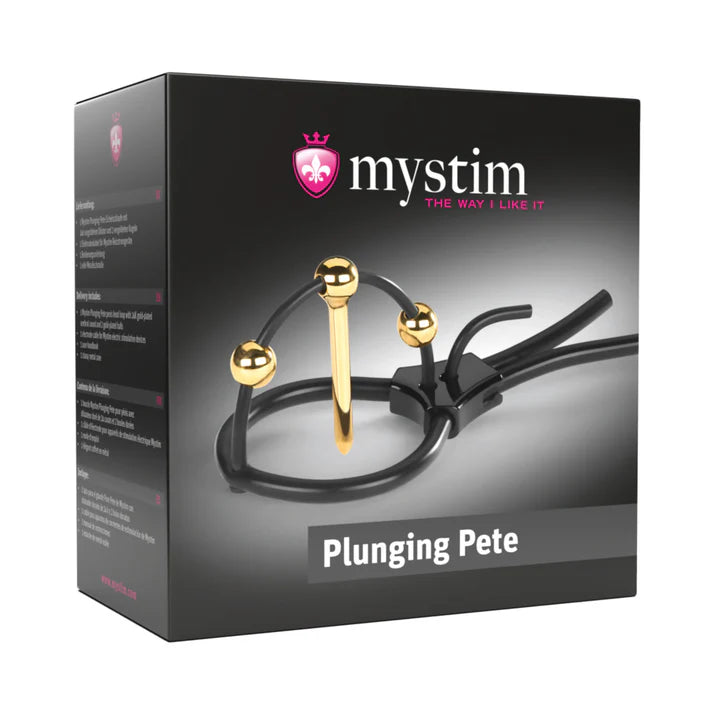 Mystim Plunging Pete Corona Glans Strap with Urethral Sound MYSTIM