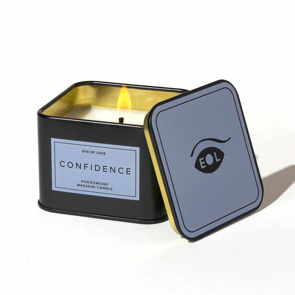 Eye of Love Confidence Attract Her Pheromone Massage Candle EYE OF LOVE