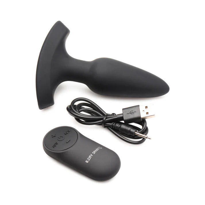 Booty Sparks Laser Heart Anal Plug with Remote S XR BRAND