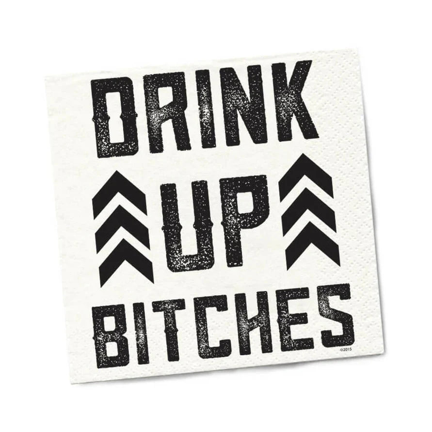 Twisted Wares Drink Up Bitches Napkins 20-Pack TWISTED WARES