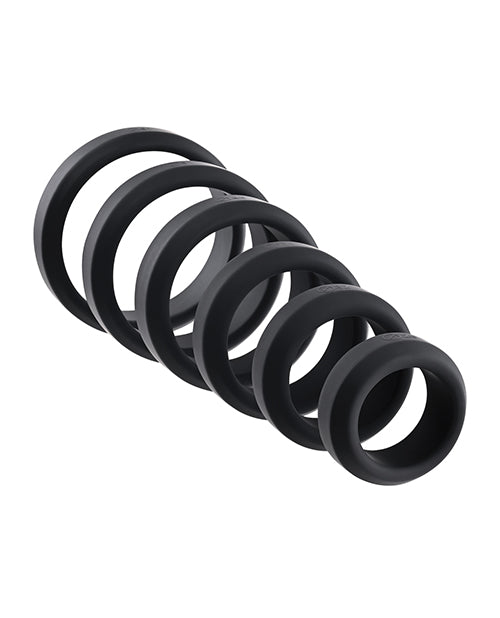 Adam & Eve 6 pc Silicone Penis Ring Set ADAM & EVE
