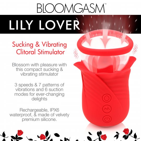 Lily Lover Sucking & Vibrating Clitoral Stimulator XR BRANDS