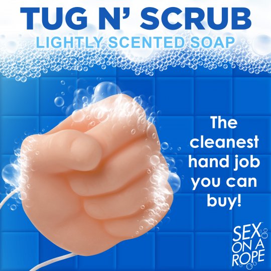Tug N Scrub Soap On A Rope XR BRANDS