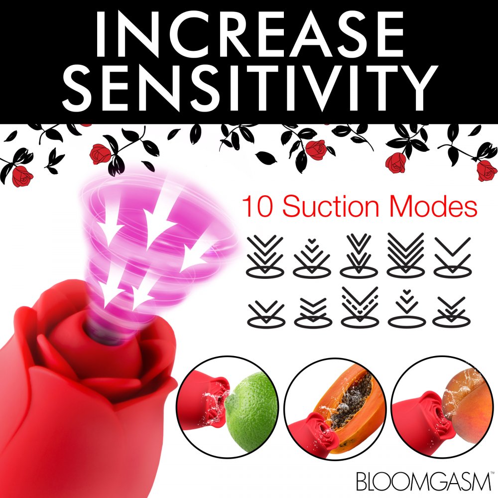 Blooming Bunny Sucking and Thrusting Silicone Rabbit Vibrator XR BRANDS