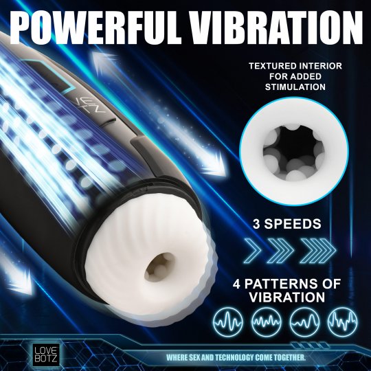 The Milker Max Thrusting and Vibrating Masturbator XR BRANDS