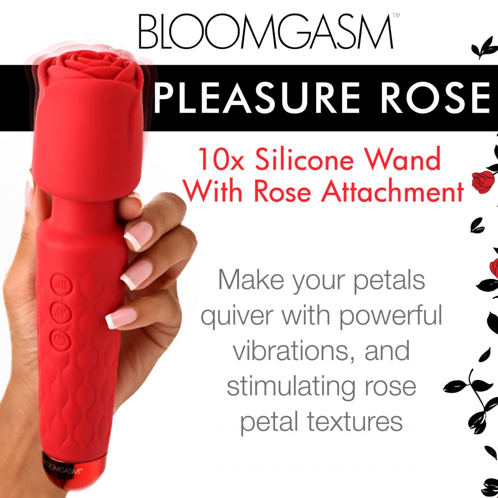 Deluxe Silicone Rose Wand XR BRANDS