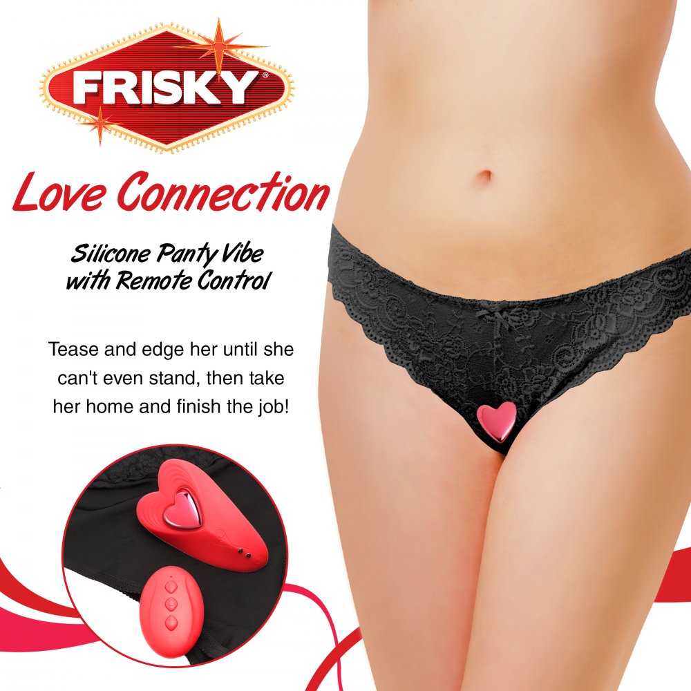 Love Connection Silicone Panty Vibe With Remote Control FRISKY