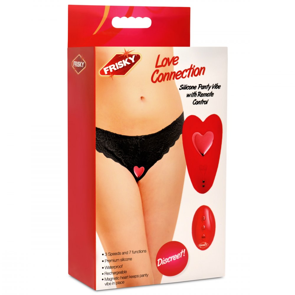 Love Connection Silicone Panty Vibe With Remote Control FRISKY