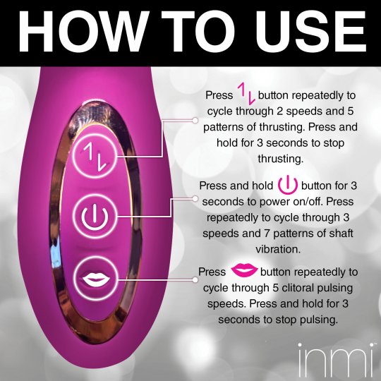 Bumping Bunny Thrusting & Pulsing Silicone Rabbit Vibrator XR BRANDS