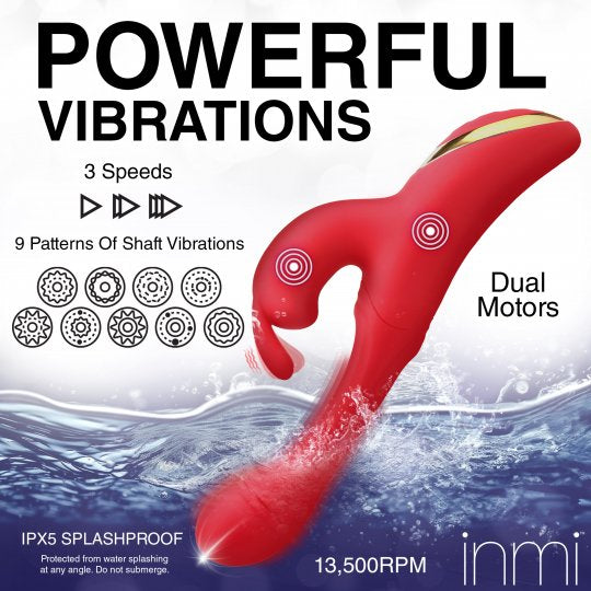 Flicking Silicone Rabbit Vibrator XR BRANDS