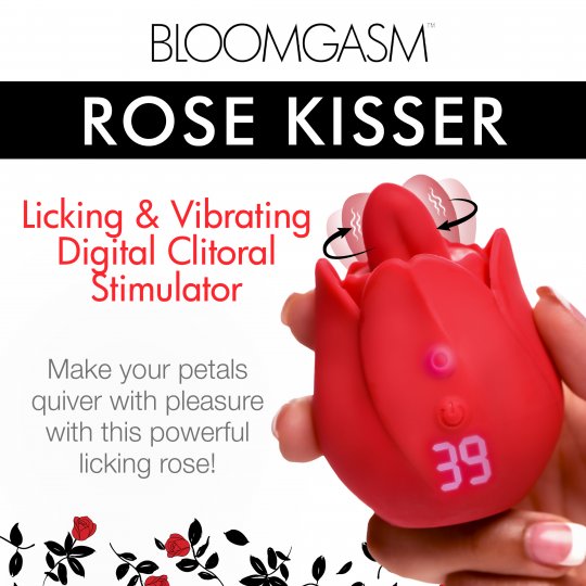 Rose Kisser Licking and Vibrating Digital Clitoral Stimulator XR BRANDS