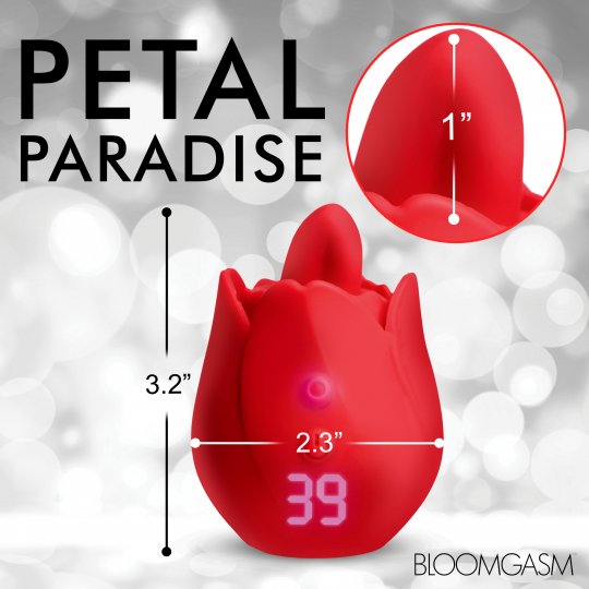 Rose Kisser Licking and Vibrating Digital Clitoral Stimulator XR BRANDS