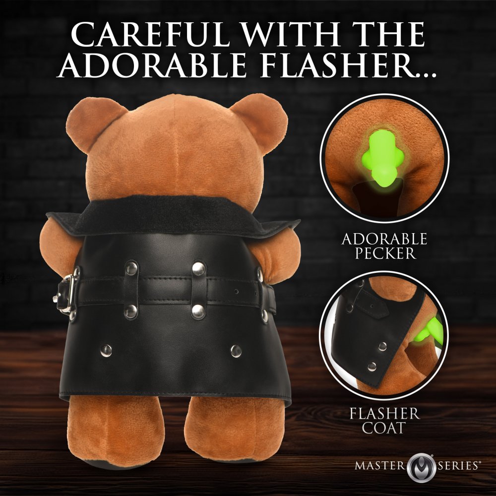 The Flasher Glow-in-the-Dark Exhibitionist Teddy Bear XR BRAND