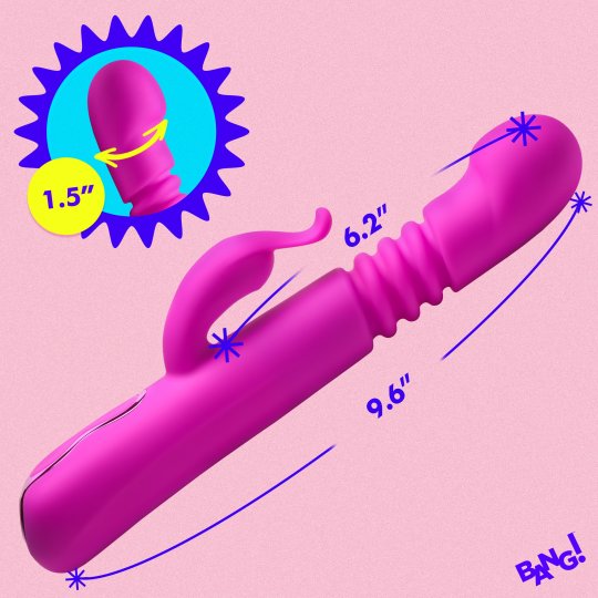 Thrusting Silicone Rabbit Vibrator XR BRAND