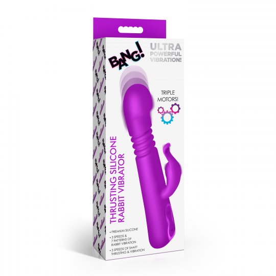 Thrusting Silicone Rabbit Vibrator XR BRAND