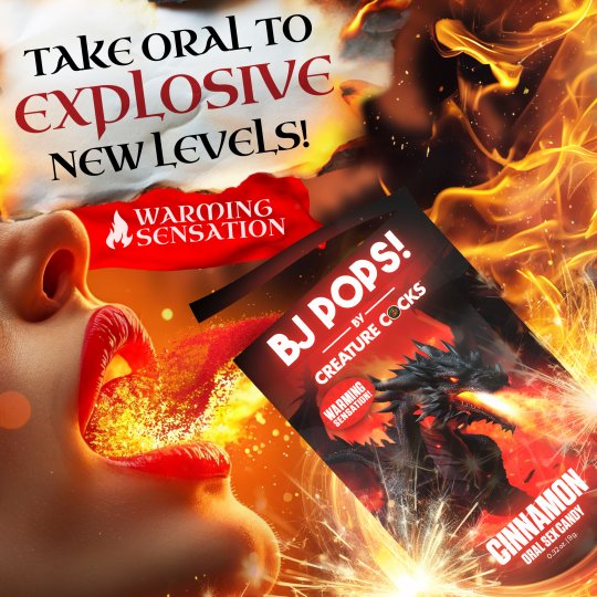 BJ Pops Warming Oral Sex Candy CREATURE COCKS