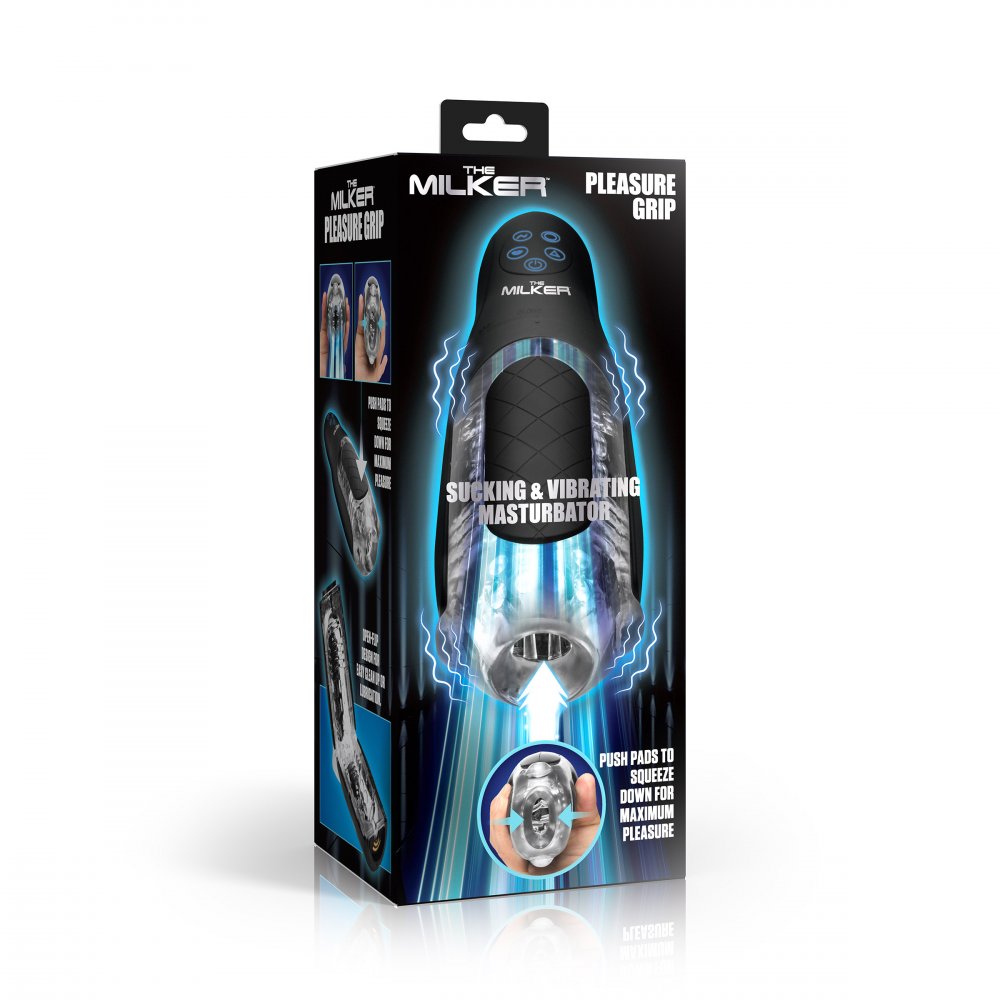 Pleasure Grip Sucking & Vibrating Masturbator XR BRANDS