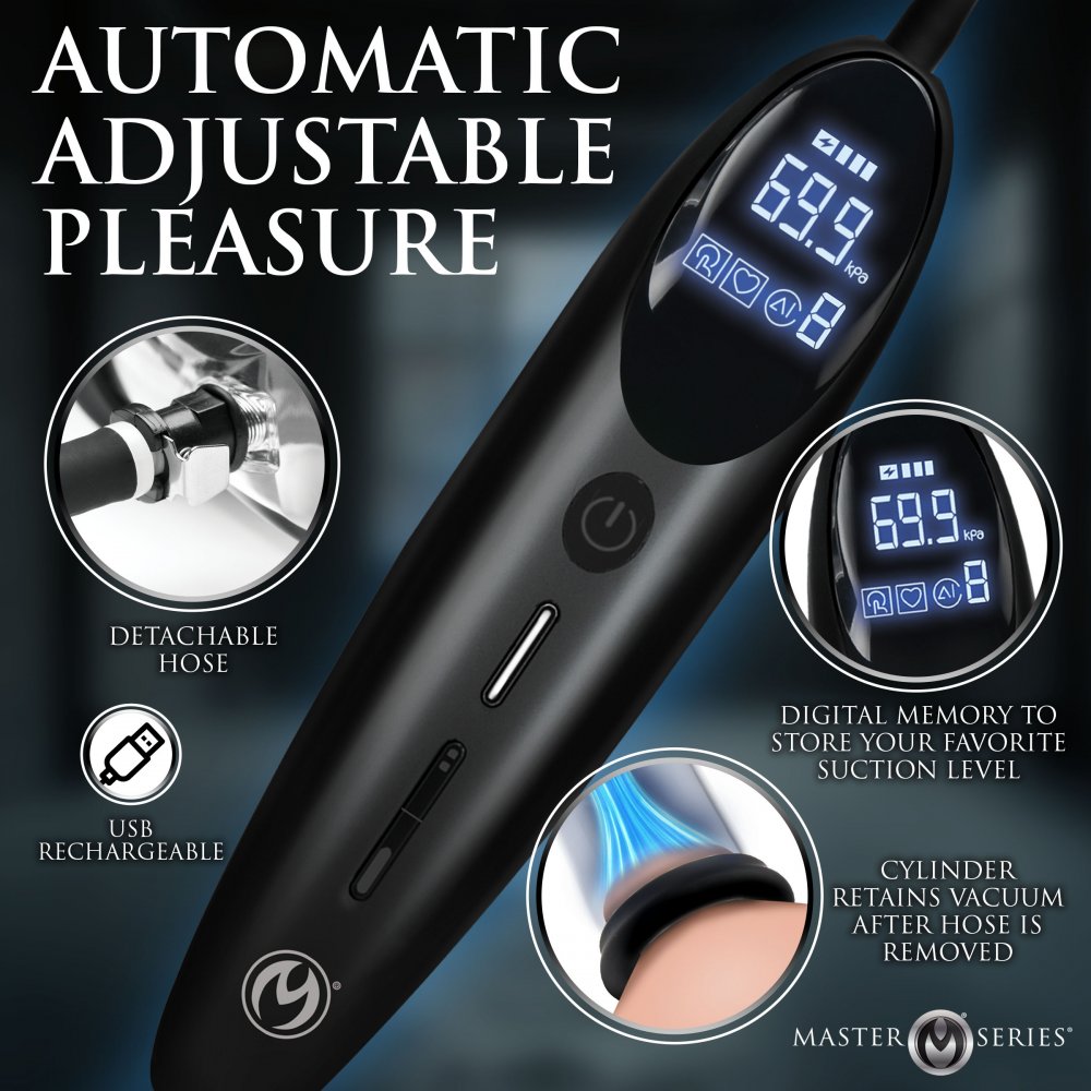 Rosebud Driller Deluxe Set Vibrating Silicone Rosebud Pump MASTER SERIES