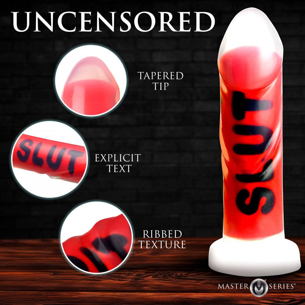 Slut Silicone Dildo MASTER SERIES