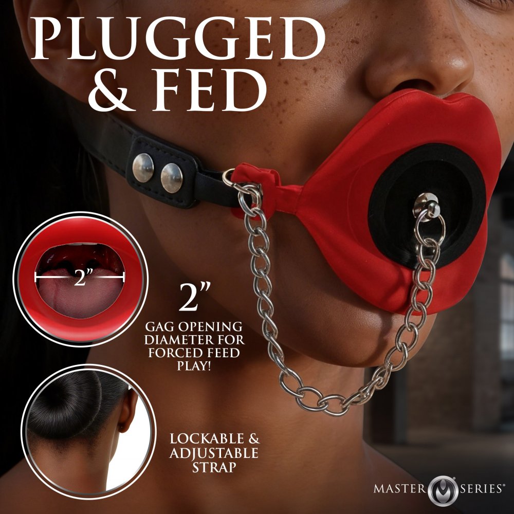 Plugged Silicone Feeding Gag