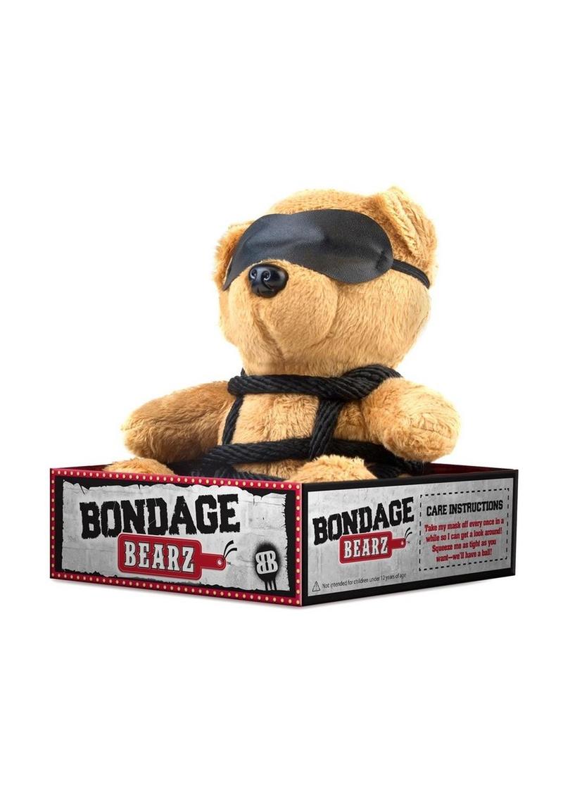 Bondage Bearz Bound Up Billy Stuffed Animal - Brown/Black - SP BOUTIQUE