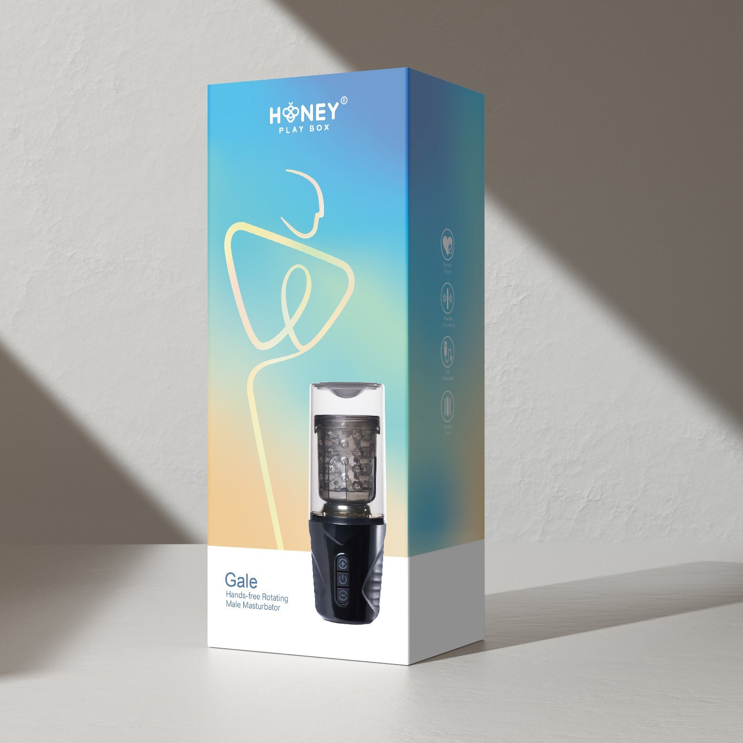 Gale - Rotating and Thrusting Male Masturbator HONEY PLAY BOX