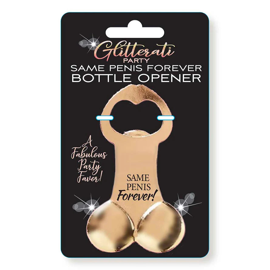 Glitterati Party Same Penis Forever Bottle Opener LITTLE GENIE