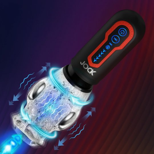 Spinning and Thrusting Masturbator with 2 Bullets CURVE TOYS