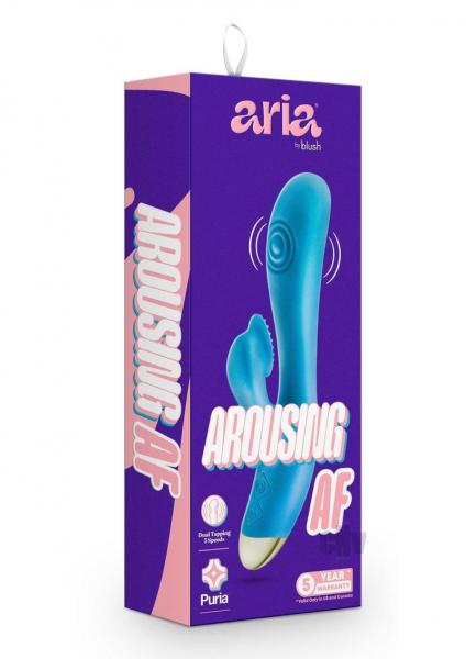 Aria Arousing AF Rechargeable Silicone Rabbit Vibrator BLUSH NOVELTIES