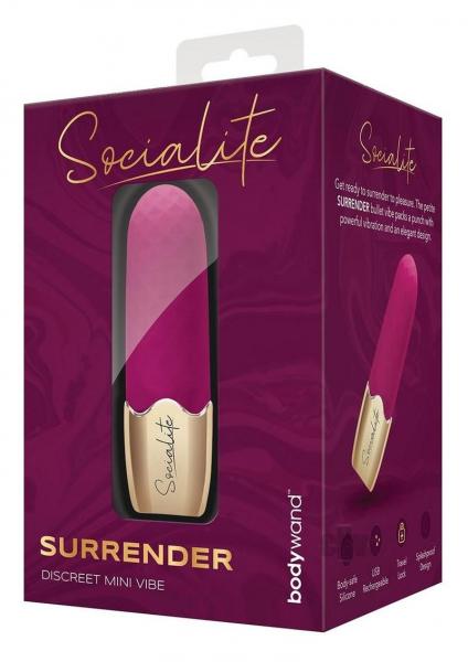 Bodywand Socialite Surrender Rechargeable Silicone Mini Vibe - SP BOUTIQUE