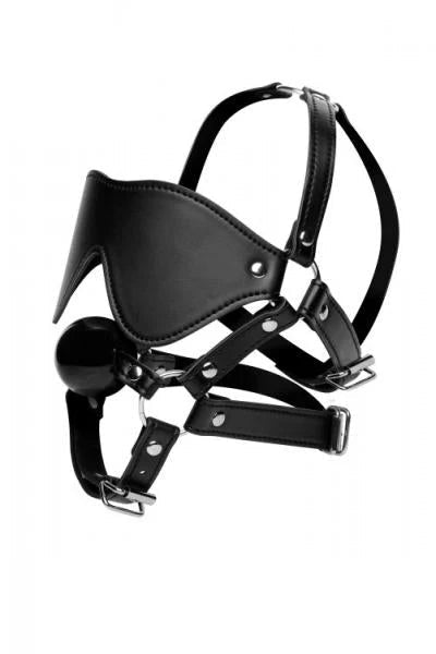 Strict Blindfold Harness Plus Ball Gag STRICT