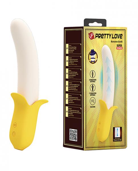 Pretty Love Banana Geek Thrusting Vibrator PRETTY LOVE