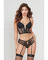 Stretch Lace Cropped Bustier & Cheeky Panty 7 TILL MIDNIGHT