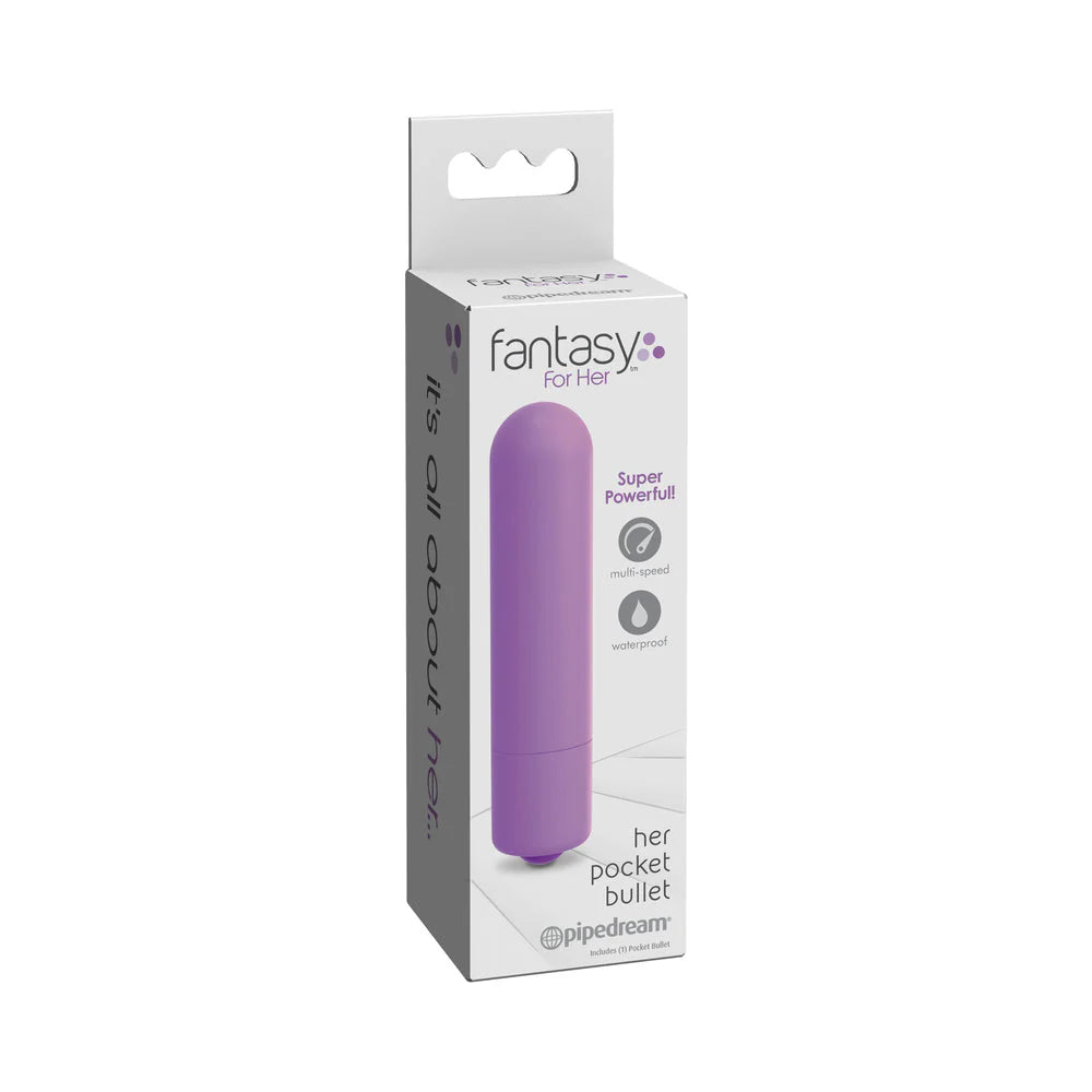 Fantasy For Her – Pocket Bullet Vibrator in Purple - SP BOUTIQUE