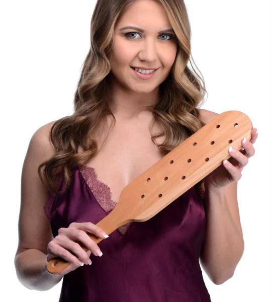 17.75" Beech Wood Paddle for Discipline - Classic Design with Aerodynamic Holes - SP BOUTIQUE