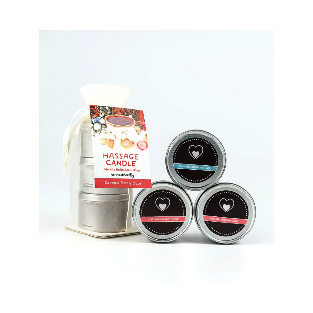 Candle 3-in-1 Massage Candle Trio: Silky Satin, Cozy Cashmere & Luxe Lace for Self-Care - SP BOUTIQUE