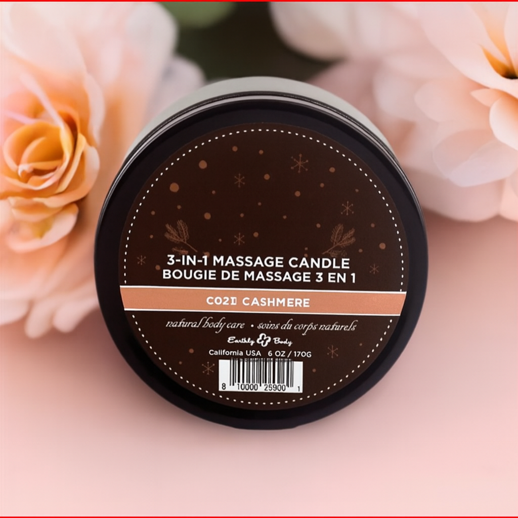 Plant-Based 3-in-1 Massage Candle collection in assorted scents.