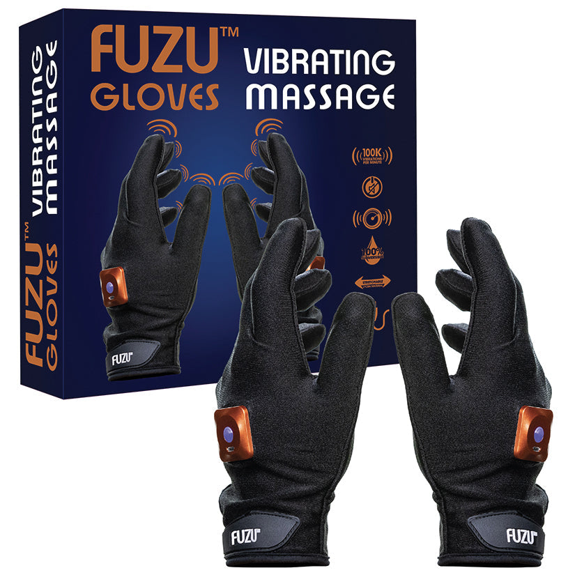 Fuzu Rechargeable Vibrating Massage Gloves Left & Right Hand - SP BOUTIQUE