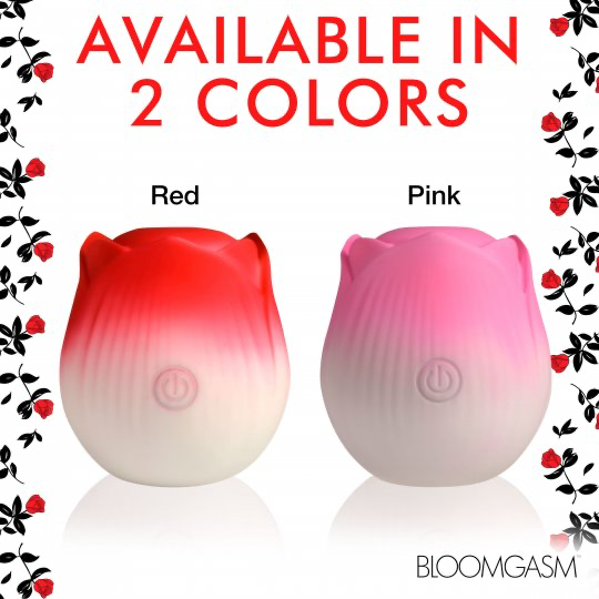 Pulsing Petals Throbbing Rose Clit Stimulator XR BRANDS