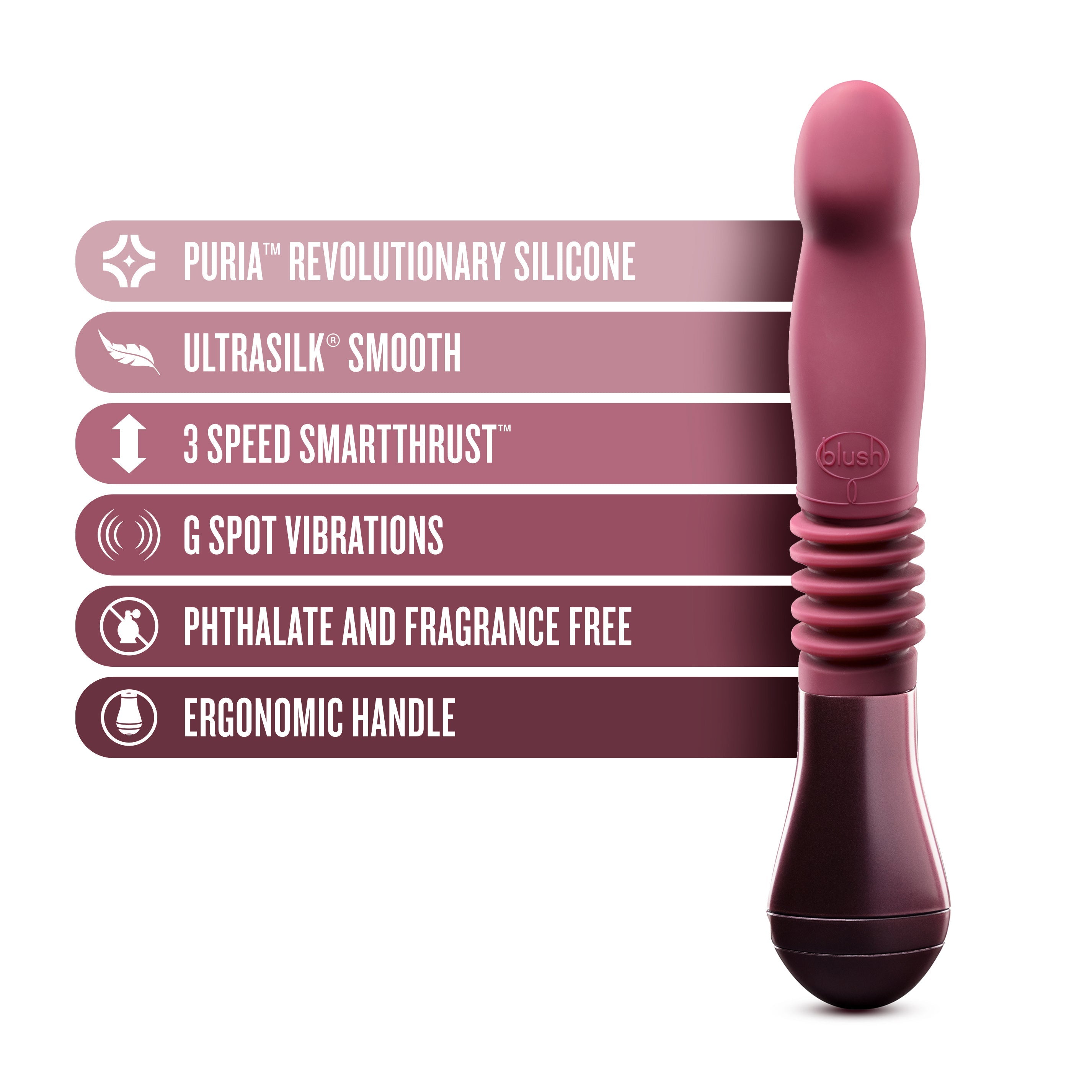 Temptasia Trixie Rechargeable Silicone Thrusting Dildo - SP BOUTIQUE